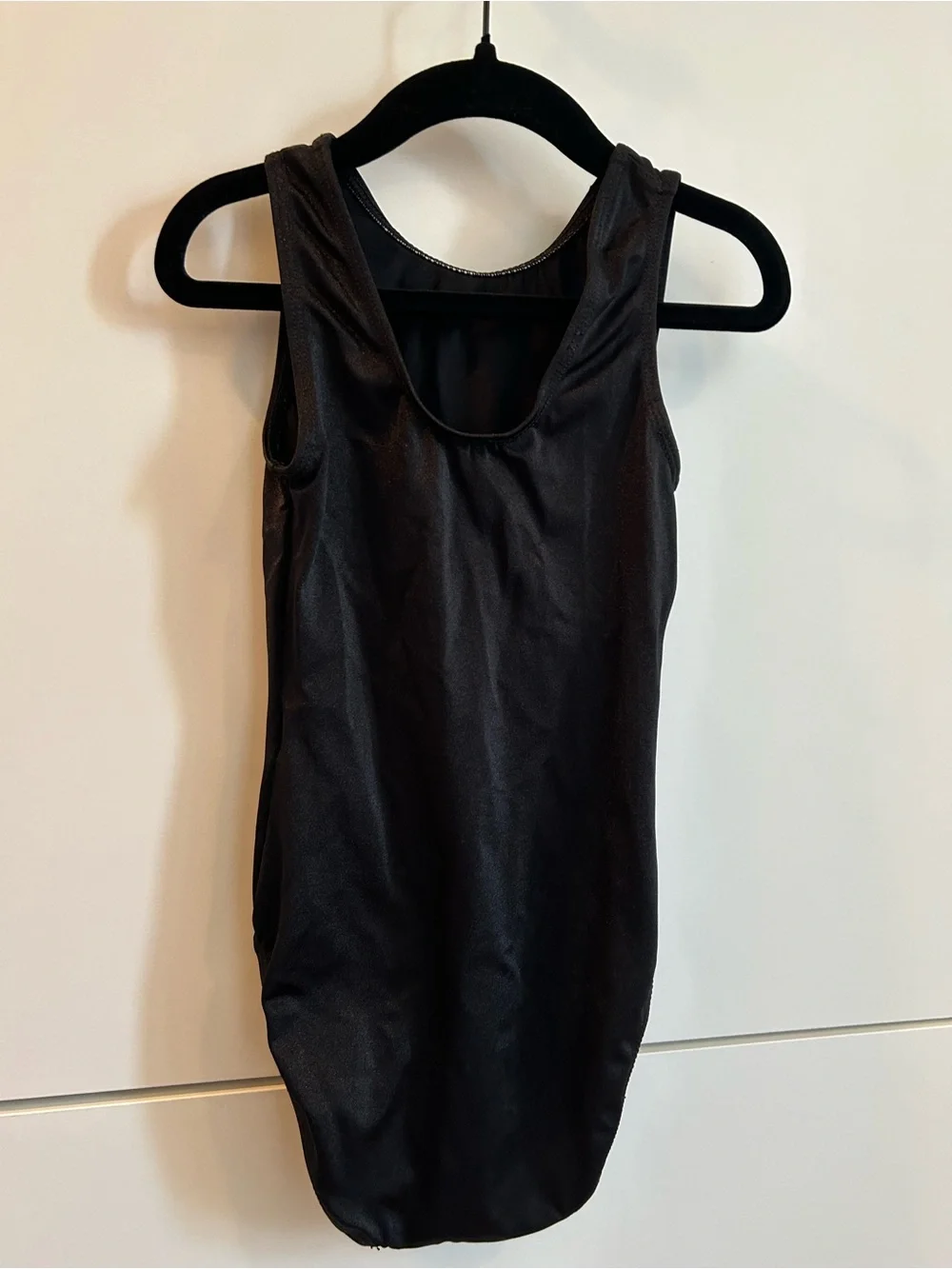 Black GK Elite Leotard - Classic Tank Style - CM Child’s Medium